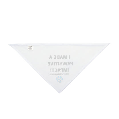 Paw-sitive Impact Pet Bandana