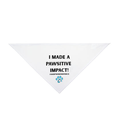 Paw-sitive Impact Pet Bandana