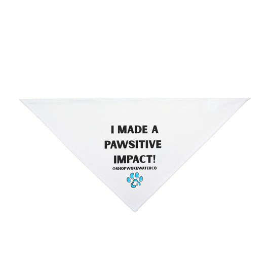Paw-sitive Impact Pet Bandana
