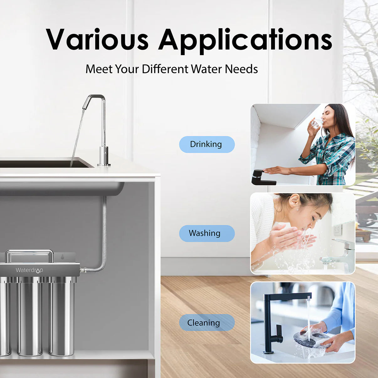 6-stage Ultrafiltration Stainless Steel Water Purifier System