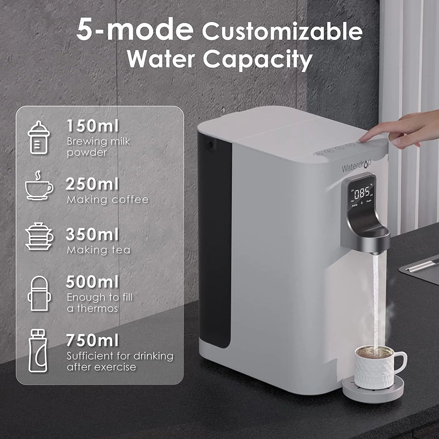 K19 Instant Hot Countertop Reverse Osmosis System